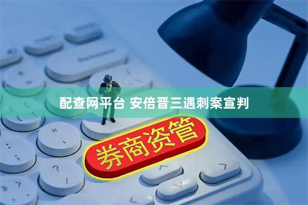 配查网平台 安倍晋三遇刺案宣判